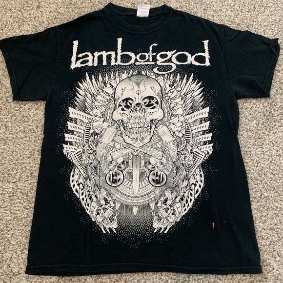 Lamb of God Resolution Band Tour 2013 Tee Medium - Picture 1 of 7